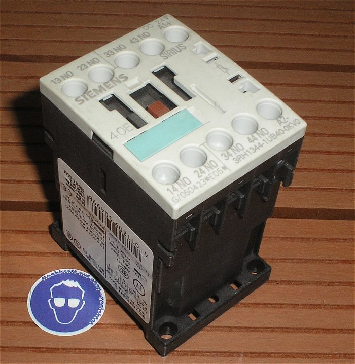 hq Schütz 24V Volt DC Siemens 3RH1344-1UB40-0KV0 EAN 4011209504998