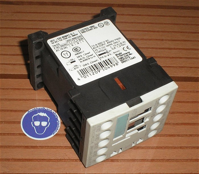 hq1 Schütz 24V Volt DC Siemens 3RH1344-1UB40-0KV0 EAN 4011209504998