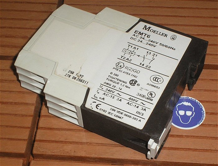 hq1 Relais Motorschutzrelais 24-230V Volt AC DC Moeller EMT6