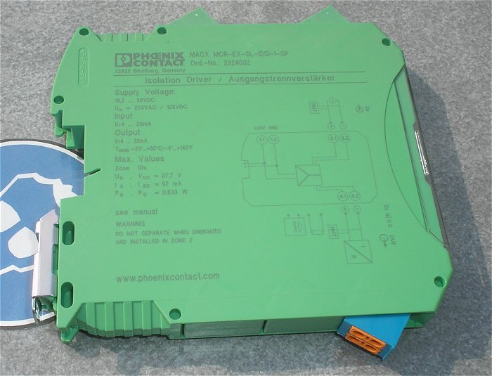 hq2 Trennverstärker 24V DC 230V AC Phoenix Contact MACX MCR-EX-SL-IDSI-I 2924032