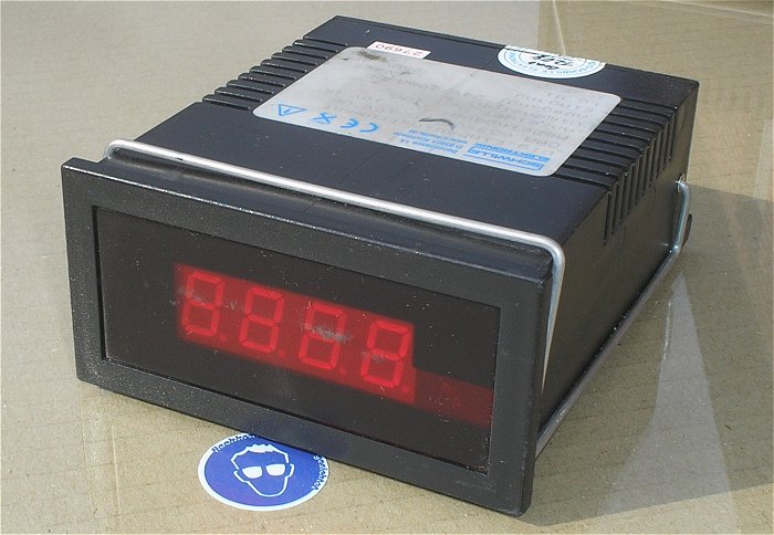 hq1 LED Digitalanzeige rot 230V AC 0-10V 0-100% Schwille DPM 635-008