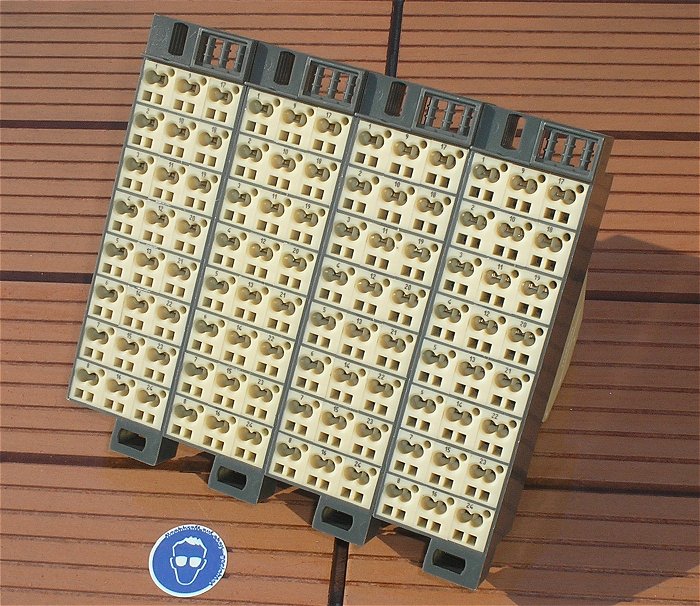 hq4 11x Rangierfeld Verteiler Modul Schutzleiter PE Schirmleiter Wago
