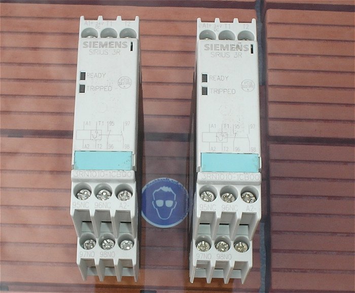 hq1 2x Motorschutzrelais 24V DC Siemens 3RN1010-1CB00 EAN 4011209437661