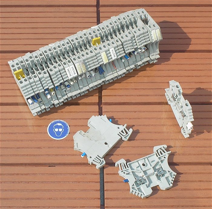 hq ca 33x Klemme Reihenklemme 2,5mm² Allen Bradley AB 1492-J3 + Deckel