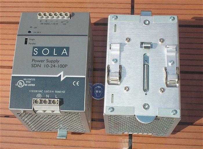 hq1 Netzteil Schaltnetzteil 230V Volt AC auf 24V DC 10A Ampere Sola