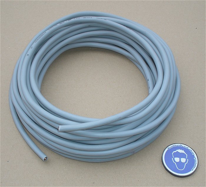 hq ca 15m Meter Kabel 2x2,5mm² + Schirm PVC grau Helukabel F-CY-OZ 0Z