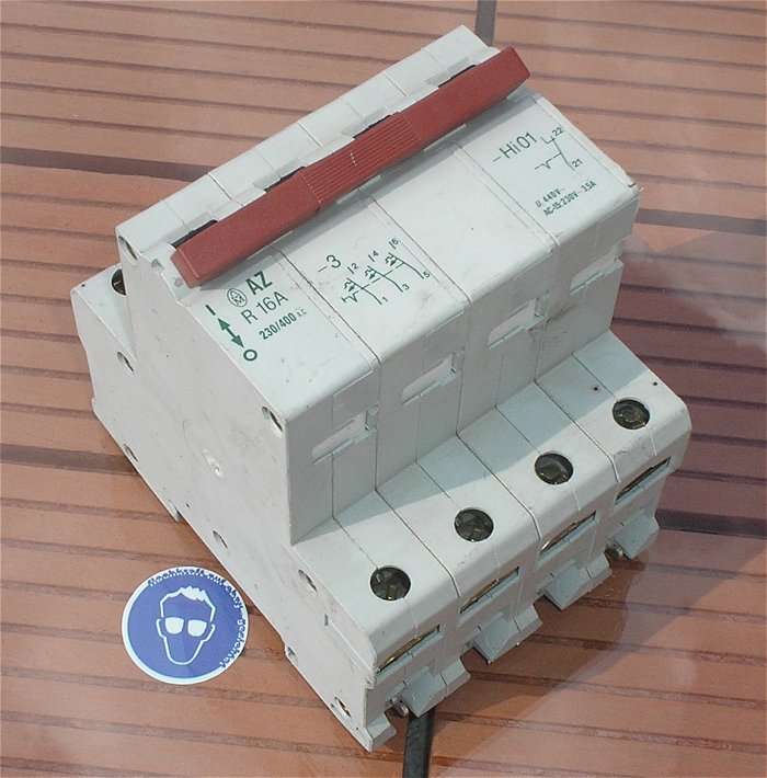 hq Leitungsschutzschalter LSS Automat Sicherung R16 16A Ampere 3polig Moeller AZ