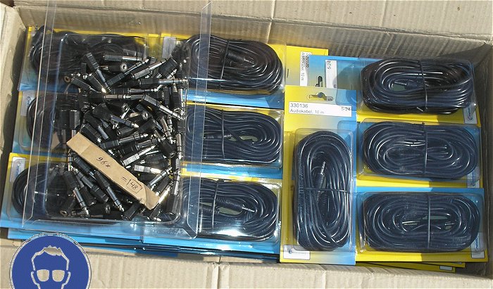 hq3 10m Audio Verbindungskabel Klinke 3,5mm Stereo Kabel + 2 Adapter 6,35mm Stecker