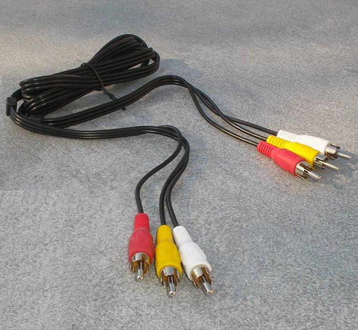 hq ca 32x Stk Stereo Audio Video Cinch Kabel Leitung ca 1,2m Meter 3fach Audiokabel