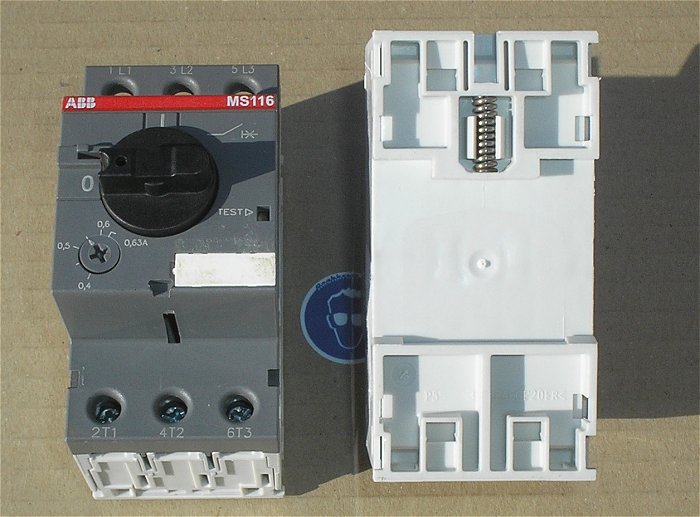 hq1 Motorschutzschalter 0,4-0,63A Ampere ABB MS116 EAN 4013614320279