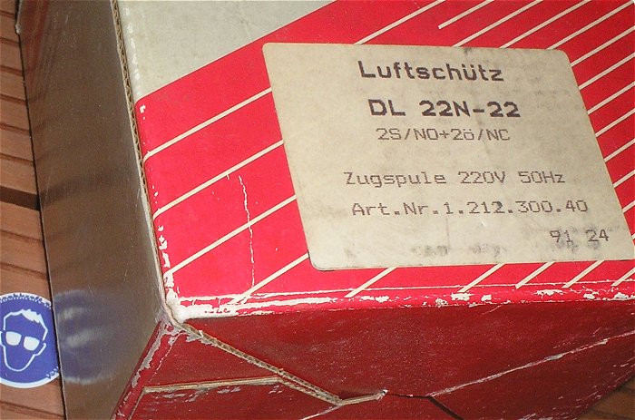 hq5 Leistungsschütz 220V Volt AC 3S + 2S2Ö Schiele DL 22N-22 121230040