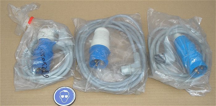 hq2 Kabel CEE 3polig blau 16A 6h Stecker auf IEC Kaltgerätekupplung