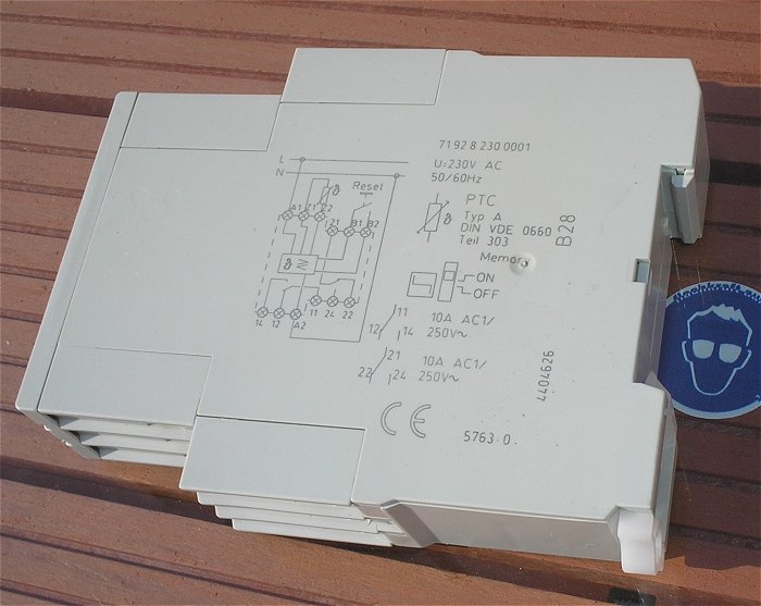 hq2 2x Relais Thermistor Überwachungsrelais Finder 71.92.8.230.0001