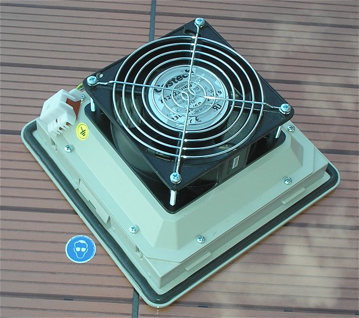 hq1 ca 20cm 200mm Filtergehäuse mit Lüfter 230V AC Knürr Costech