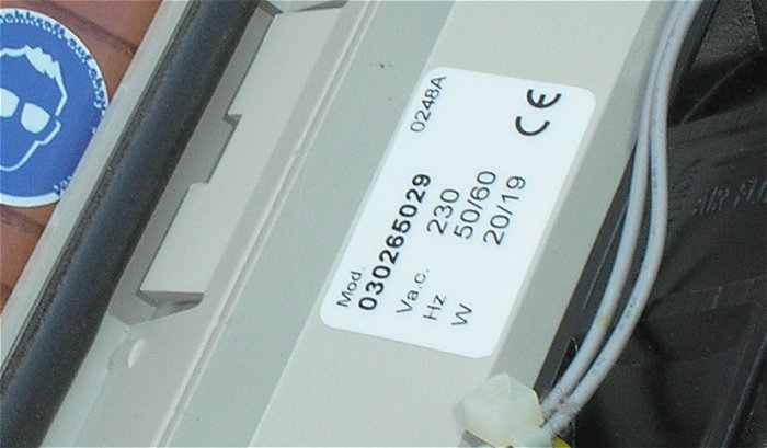 hq3 ca 20cm 200mm Filtergehäuse mit Lüfter 230V AC Knürr Costech