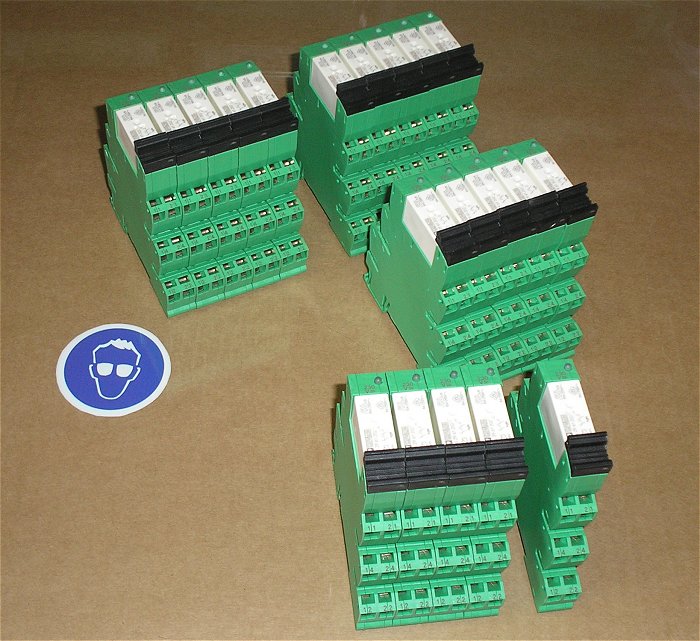 hq 5x Relais 110V DC Phoenix Contact 2961202 + Sockel PLC-BSP-230UC 21-21 2912484