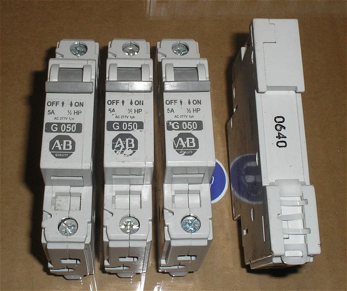 hq1 17x Sicherung Sicherungen 5A Ampere 1polig AB Allen Bradley G050