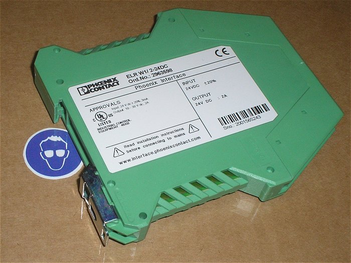 hq2 Wendelastrelais 24V Volt DC Phoenix Contact ELR W1 2-24DC 2963598
