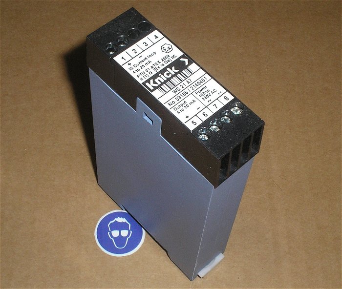 hq1 Trennverstärker Repeater 230V Volt AC 4-20mA Knick WG21 A7