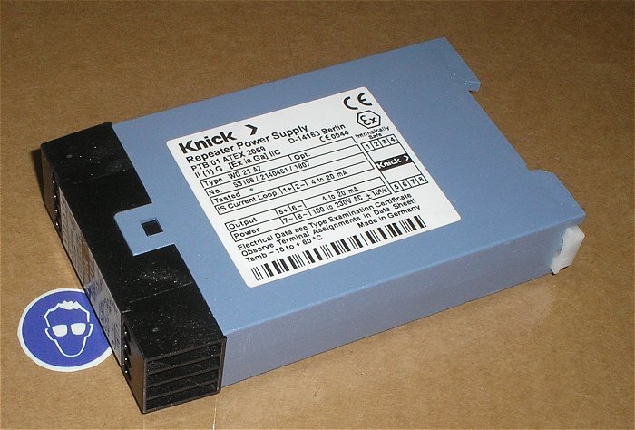 hq2 Trennverstärker Repeater 230V Volt AC 4-20mA Knick WG21 A7