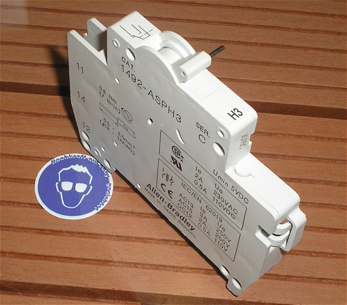 hq1 Hilfskontakt Hilfsschalter 1 Wechsler Allen Bradley AB 1492-ASPH3