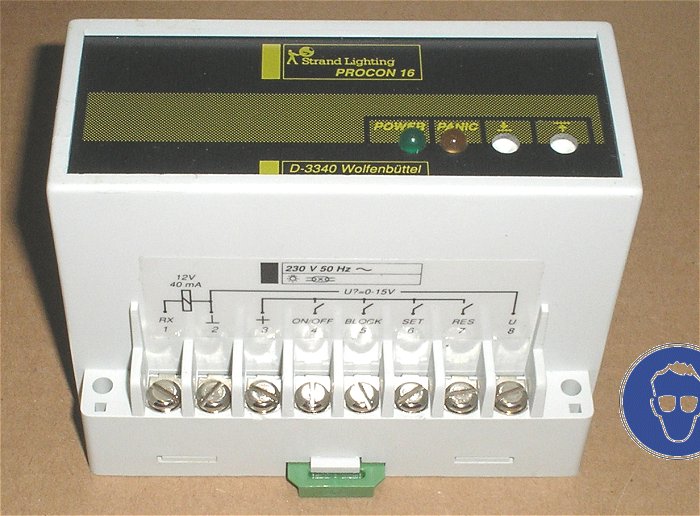 hq2 Dimmer-Steuerung 0-15V Elektroinstallation Hutschiene Strand Lighting Procon 16