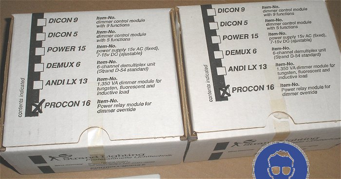 hq5 Dimmer-Steuerung 0-15V Elektroinstallation Hutschiene Strand Lighting Procon 16