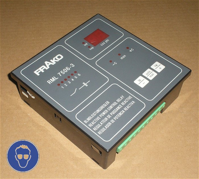 hq Regler Blindleistungsregler cos phi ind cap 230V Volt AC Frako RML 7506-3