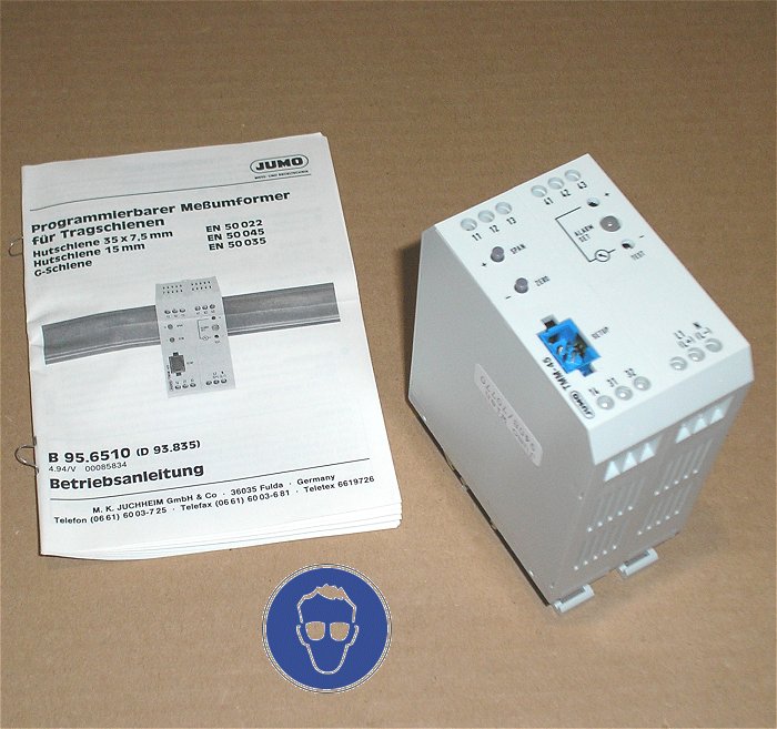 hq Messumformer Jumo TMM-45⁄11.01.00.00 230V AC 4-20mA 00200474