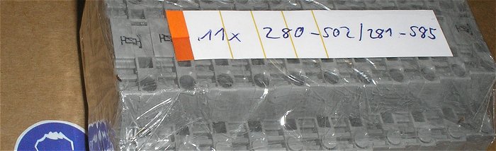 hq4 11x Reihenklemme Bauelementeklemme mit Varistor Wago 280-502 281-585 115V DC
