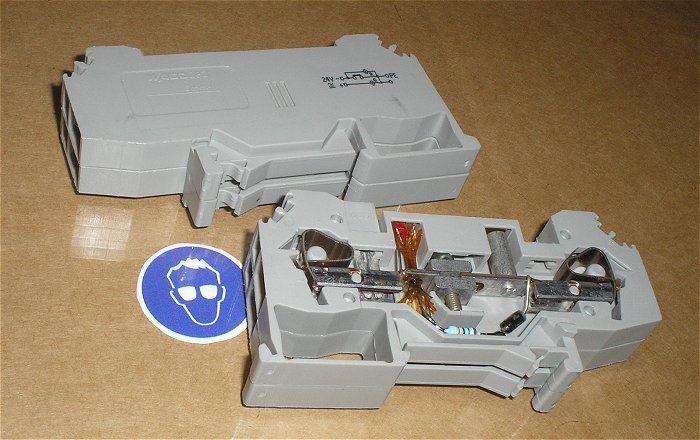 hq2 7x Klemme Masse Trennklemme 6mm² 24V DC AC LED Wago 282