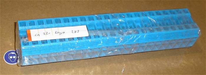 hq4 ca 22x Klemme Reihenklemme blau 10mm² Neutralleiter Wago 284-104