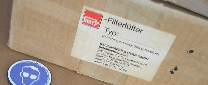 hq4 ca 240mm Lüfter Schaltschranklüfter Filterlüfter 220V Volt AC SSI