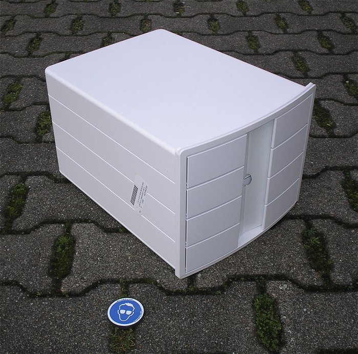 hq Schubladenbox 4x Schubladen HAN 1012-12 weiß EAN 4012473101791