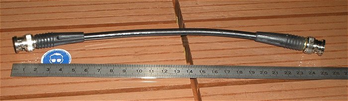 hq2 ca 0,25m 25cm 250mm BNC Kabel Leitung Patchkabel schwarz