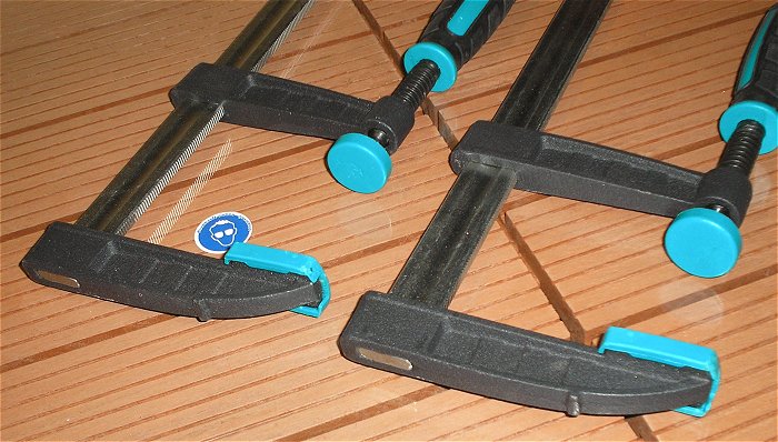 hq1 2x Klemmzwinge Schraubzwinge Wolfcraft SC 80-300 3059 3059000 EAN 4006885305908