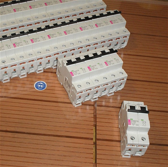 hq Leitungsschutzschalter LS Automat Sicherung C13 A Ampere 2polig Eti Etimat 10 2p