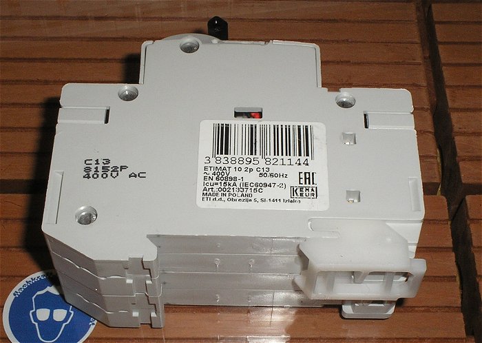 hq2 Leitungsschutzschalter LS Automat Sicherung C13 A Ampere 2polig Eti Etimat 10 2p
