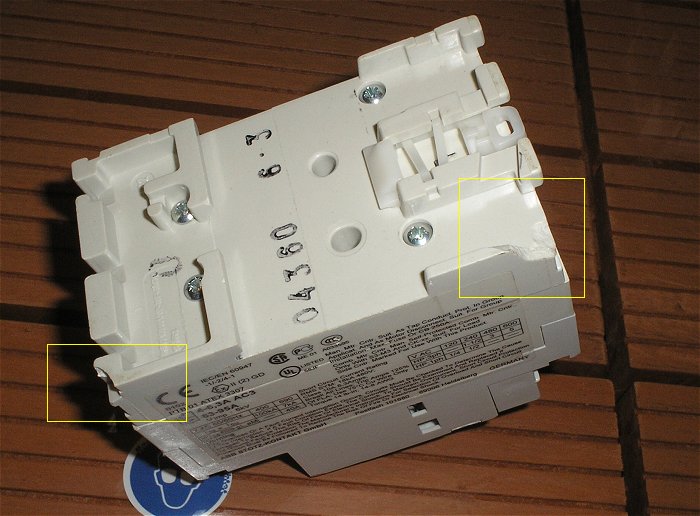 hq1 Motorschutzschalter 4-6,3A Ampere ABB MS 325 + Hilfskontakt 1S1Ö HKF-11