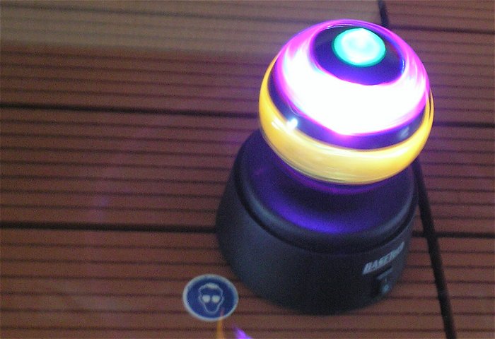 hq1 Mini Party Lichteffekt Discokugel LED bunt 3x AA Bat. Basetech 1362733 EAN 4016138984705
