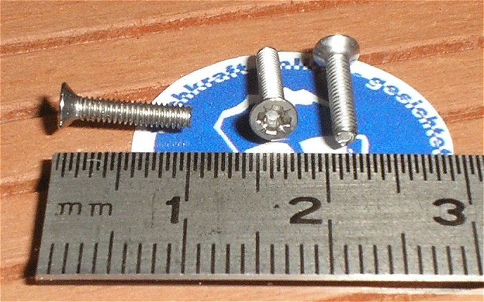 hq1 ca 1000x Gewindeschrauben M2 x 10 mm Kreuz Senkkopf Toolcraft EAN 4053199646524