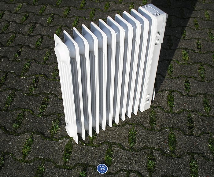 hq1 Ölradiator Heizung 11 Rippen weiß 230V Volt 2300W Watt Clatronic RA3737 EAN 4006160639087