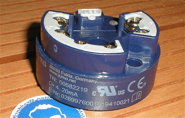 hq2 Temperatur Messumformer 24V Volt DC programmierbar 4-20mA Jumo dTrans T05 707050 8-06