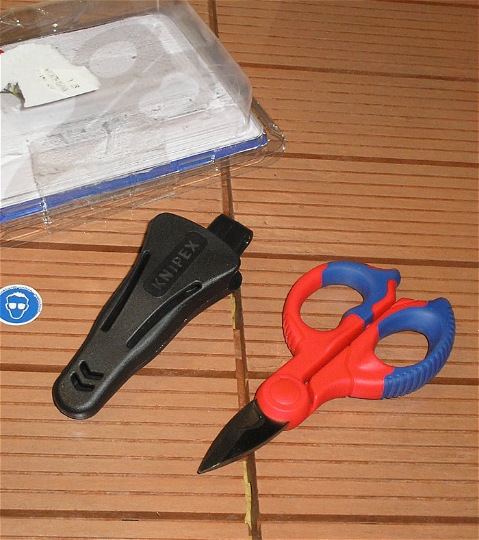 hq Kabelschere Elektrikerschere 155mm Knipex 9505155SB EAN 4003773077725