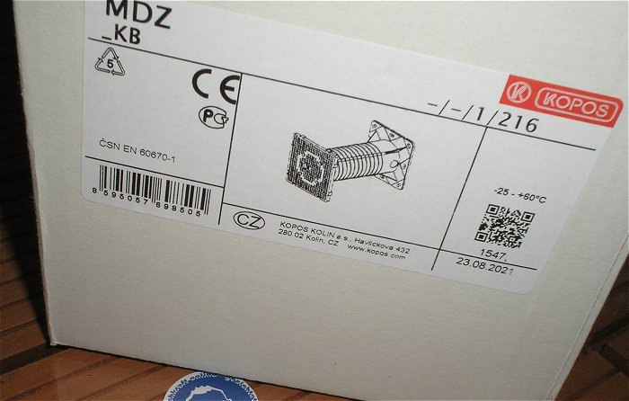 hq2 Isolier-Montageplatte 119 x 119 x 204mm Kopos MDZ KB EAN 8595057698505