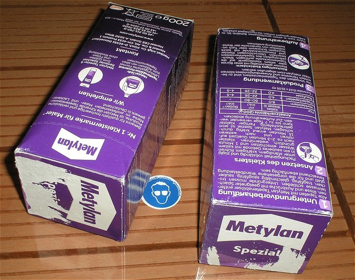 hq1 2x Kleister Tapetenkleister 200g Henkel Metylan Spezial EAN 4057278006896