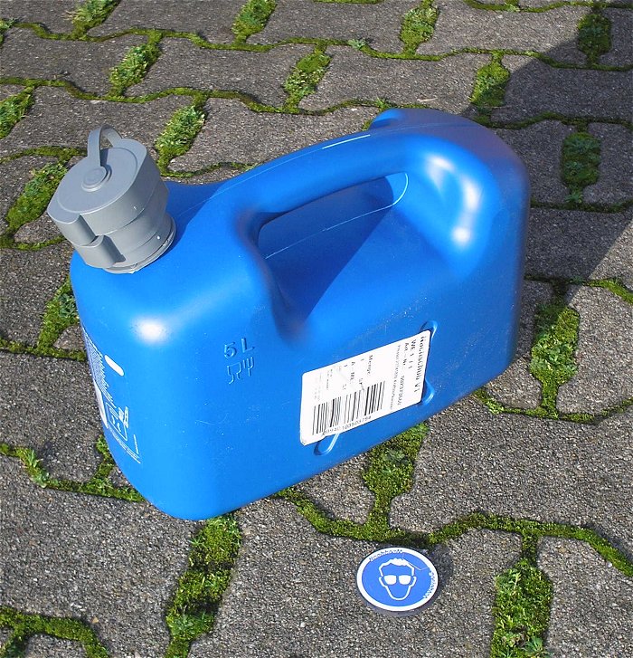 hq Universal Kanister blau 5l Liter ohne Einfüllstutzen Pressol 21141870 EAN 4103810424533
