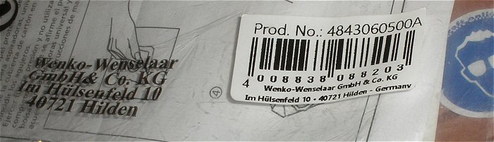 hq2 Universal Dauer Staubsaugerbeutel Wenko-Wenselaar GmbH 4843060500A EAN 4008838088203