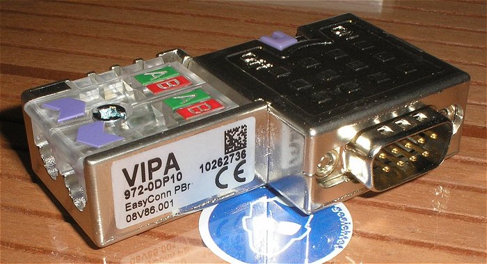 hq1 Stecker Steckverbinder Yaskawa Vipa Controls 972-0DP10 EasyConn PBr 08V86.001