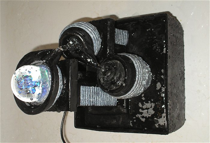 hq4 Zimmerbrunnen mit 12V Volt Pumpe und LED Beleuchtung Renkforce 1233679